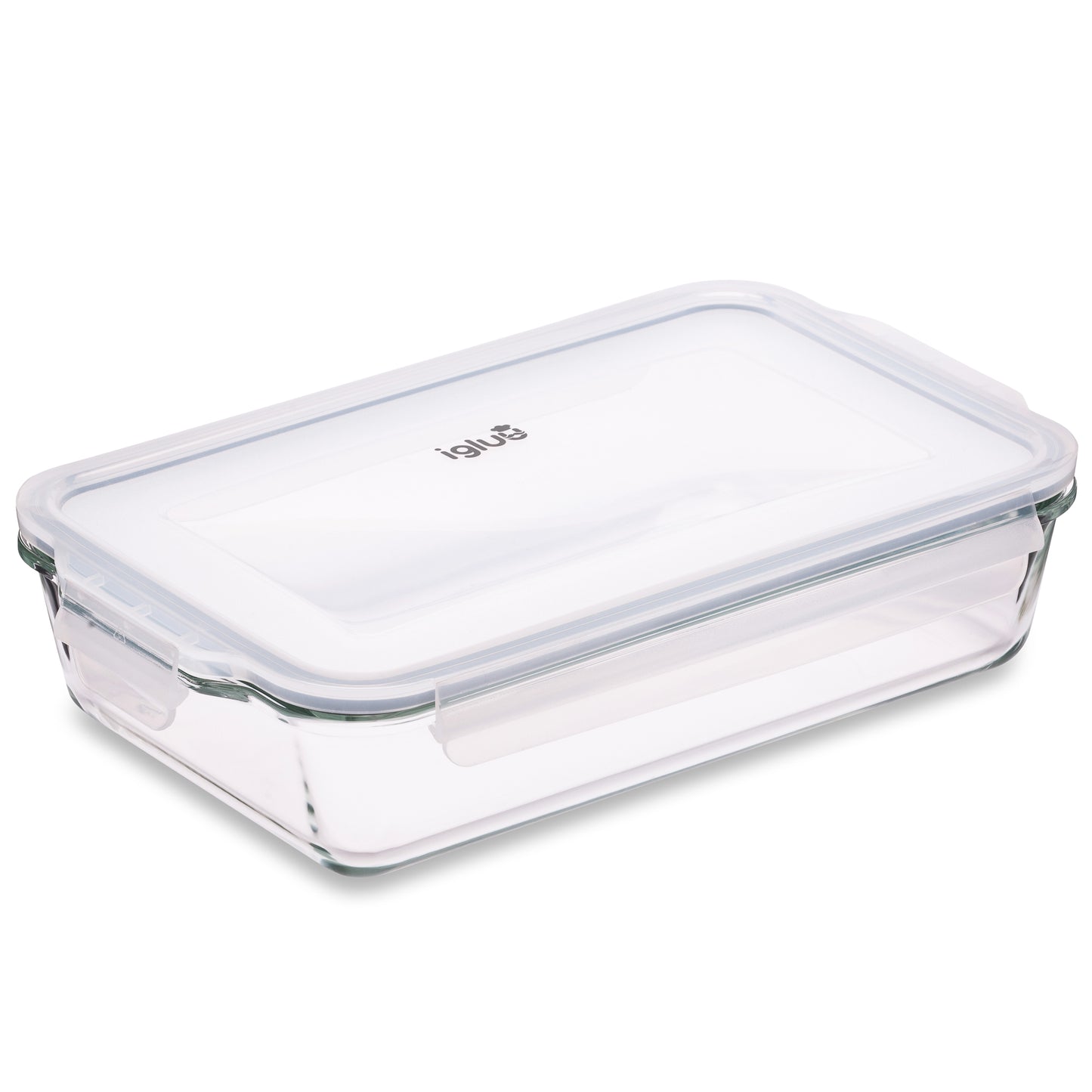 Borosilicate Glass Lasagne Dish with Lid - 2.2L