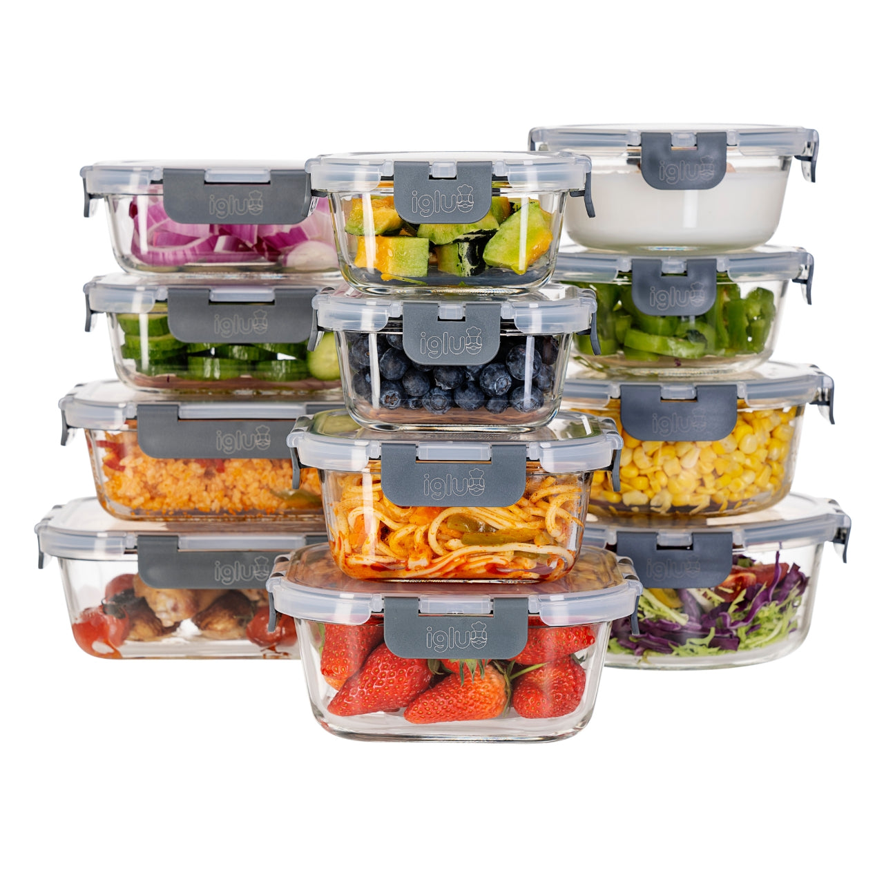Locking Lid Storage Containers