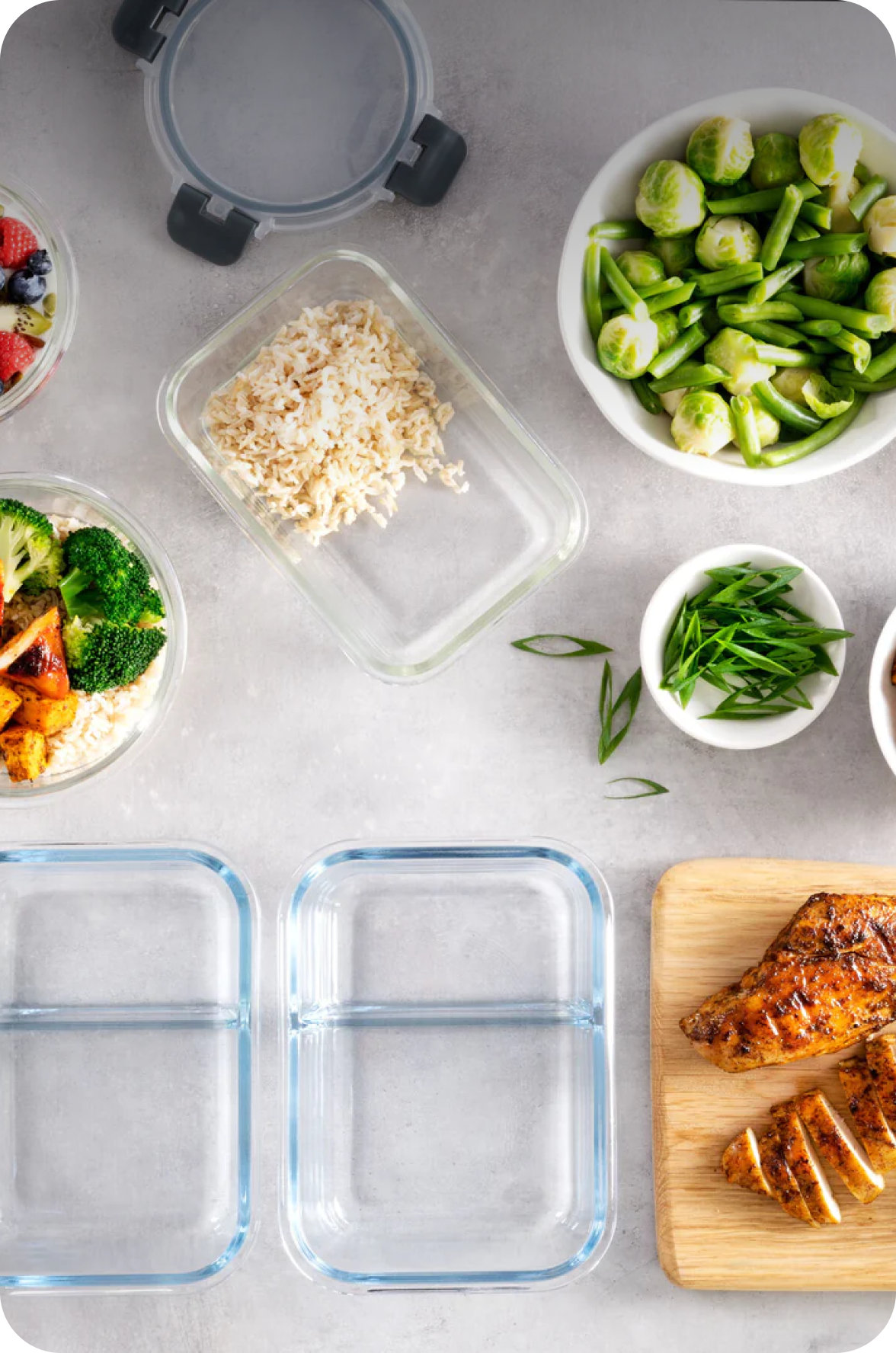 Prep Naturals 2-Compartment Glass Meal Prep Containers Review