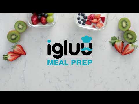 Square Stackable Glass Containers - 3 Pack – Igluu Meal Prep